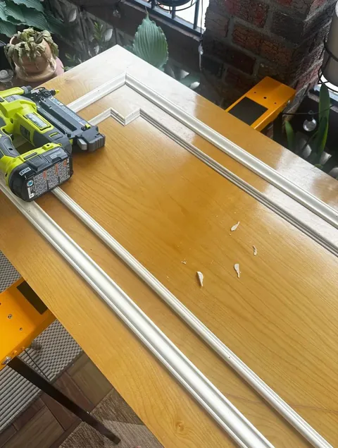 Closet door makeover!