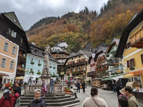 Hallstatt, Austria in Autumn 2024.