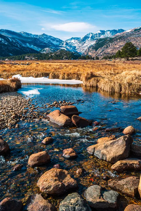 Moraine Park in Rocky Mountain national park, [OC] [2749 x 4123]