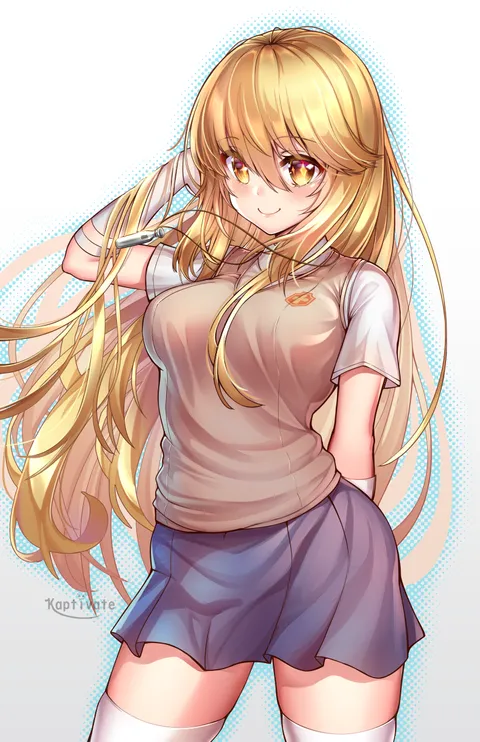 I drew Shokuhou Misaki from Index/Railgun!