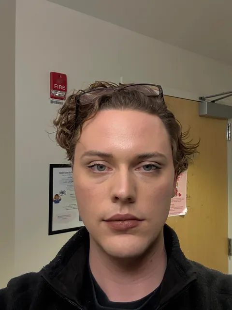 I work in a hospital on night shift, lately this has been my work look. Is it working? Do I have any blind spots? I’m looking to appear slightly to moderately androgynous without being in your face about it.