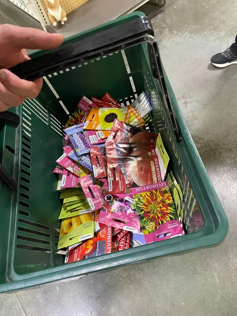 When seeds are on sale for 25¢…