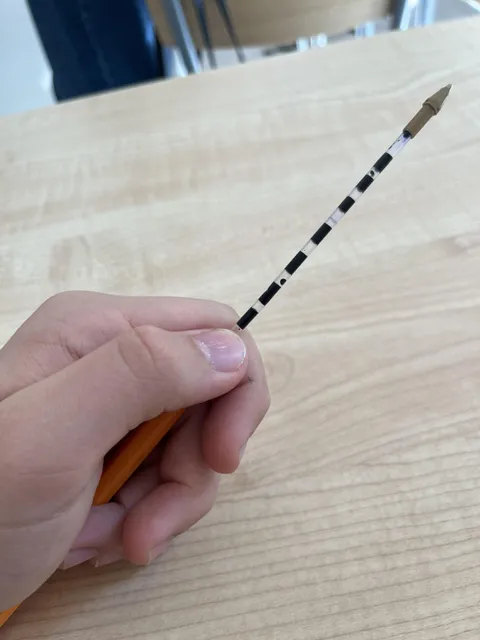 My pen stopped writing. Opened it to see Why.