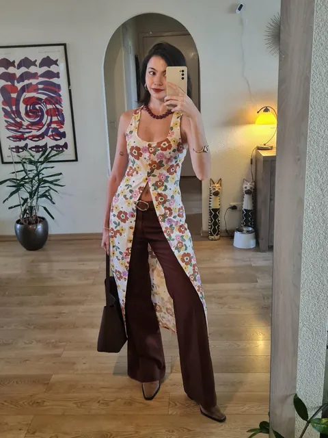 Dress over pants - does it work?