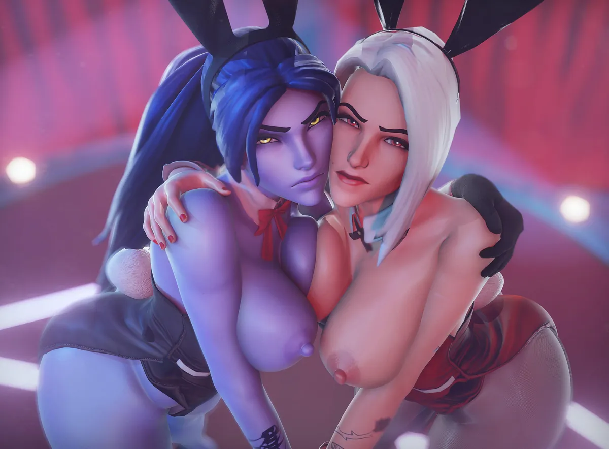 Bunny Girls - Widowmaker &amp;amp; Ashe (Has_Feldt)