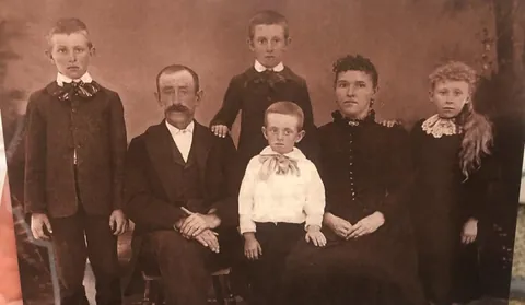 Creepy family photo found in attic