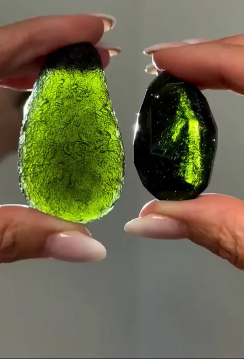 Raw and polished gems