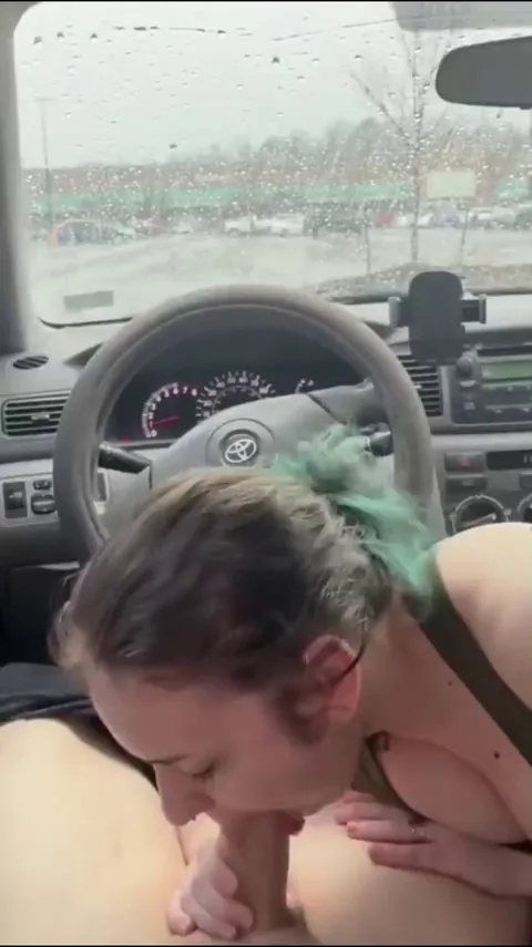 In the car