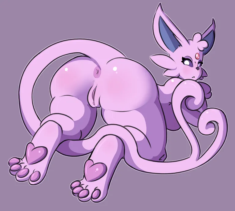 "Espeon used Attract! It's super effective!" (Art by me, baloodial)