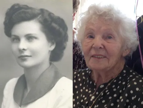 My Grandmother young and old