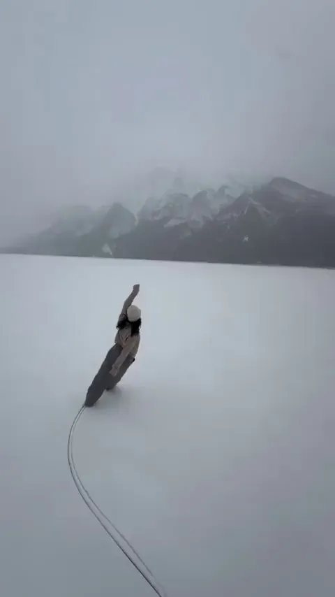 This woman ice skating