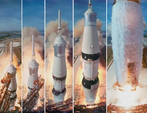 55 years ago today - the launch of Apollo 11.  Image credit: Ralph Morse