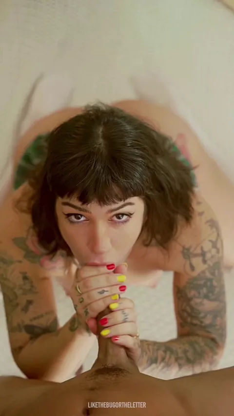 using both hands shoot your cum all over my face