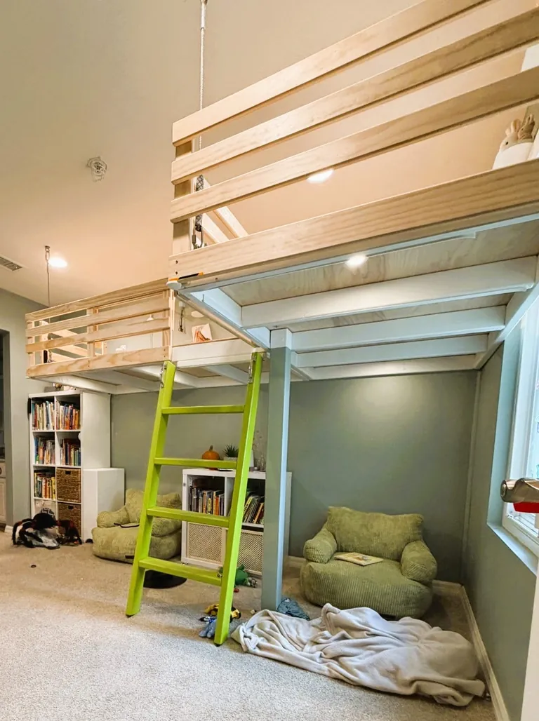 Suspended Kids Loft Beds