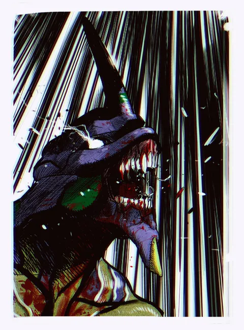 An old fanart of mine - Neon Genesis Evangelion