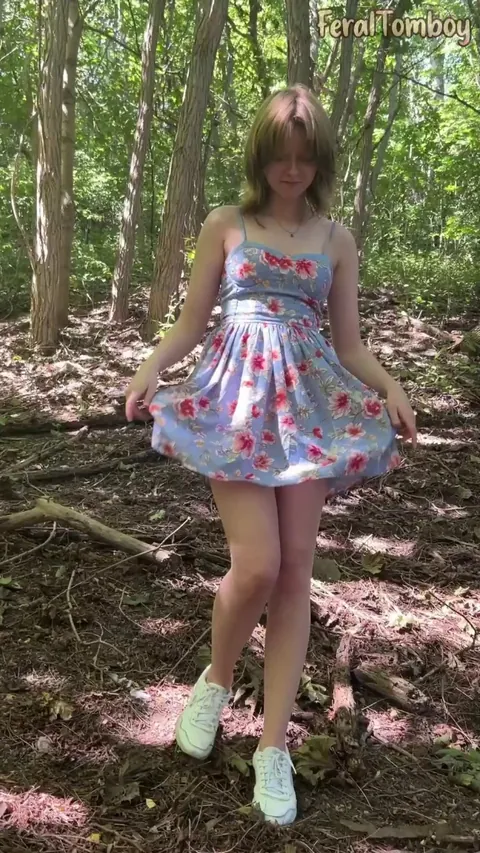 Undressing In Forest :3