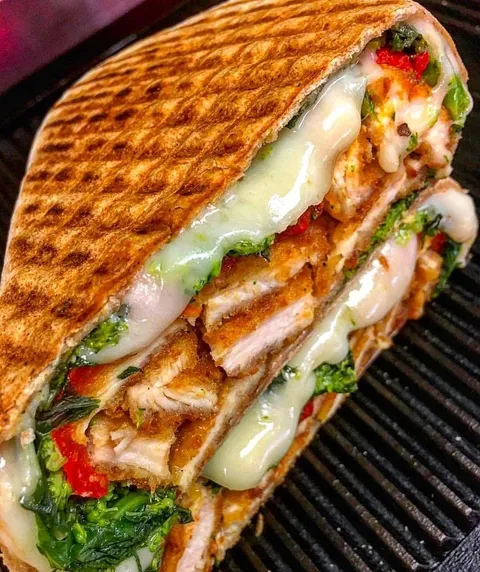 NYC. Crispy Chicken Panini.
