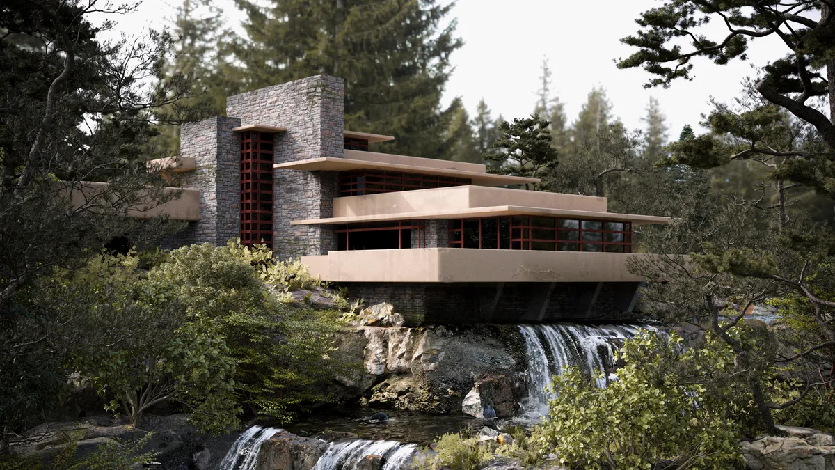 Render of Falling Water (open for criticism)