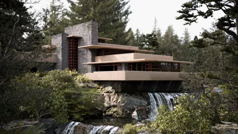 Render of Falling Water (open for criticism)