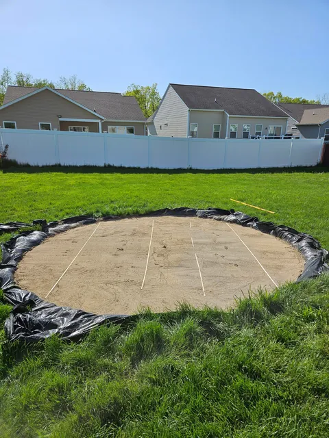 My largest DIY undertaking - first time fire pit + patio seating area build