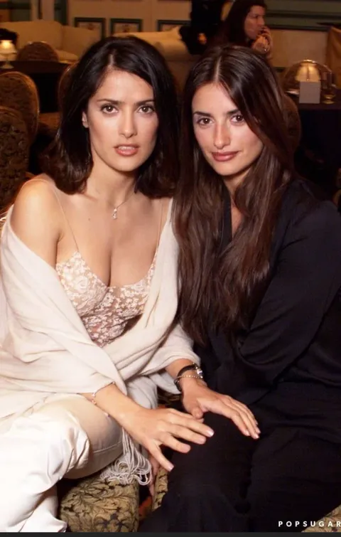 Salma Hayek and Penelope Cruz in the 90s