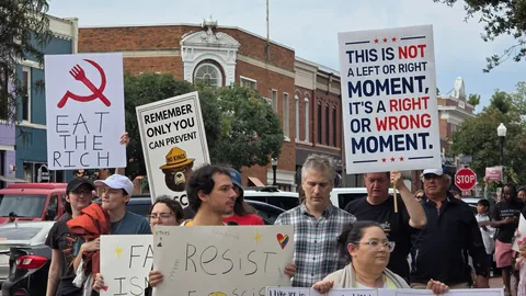 No Kings Event in Bentonville, Arkansas