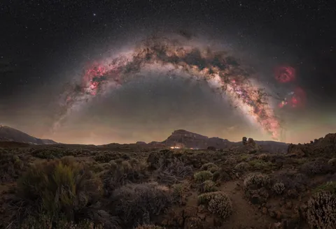 40 Panel Milky Way Arch Panorama at Mount Teide, Tenerife ✨