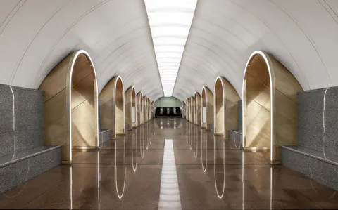 Architecture of some Moscow metro stations