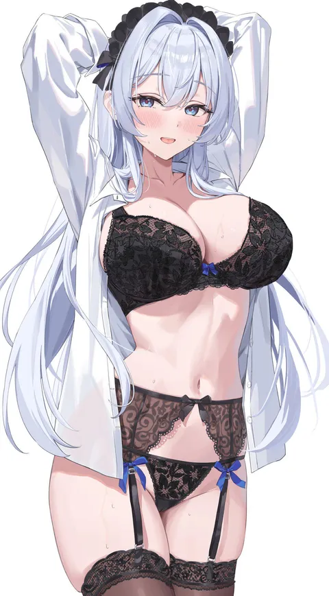 Shion in lingerie