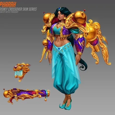 [Repost] Concept skins Overwatch 2 x Disney by Alfonso Pardo Martìnez