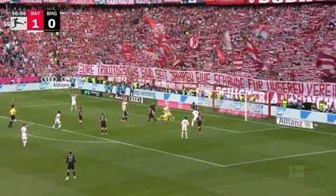 Bayern fans banner: 'Your shirt designs are a disgrace for our club for years. Stop taking the pi** out of the fans'