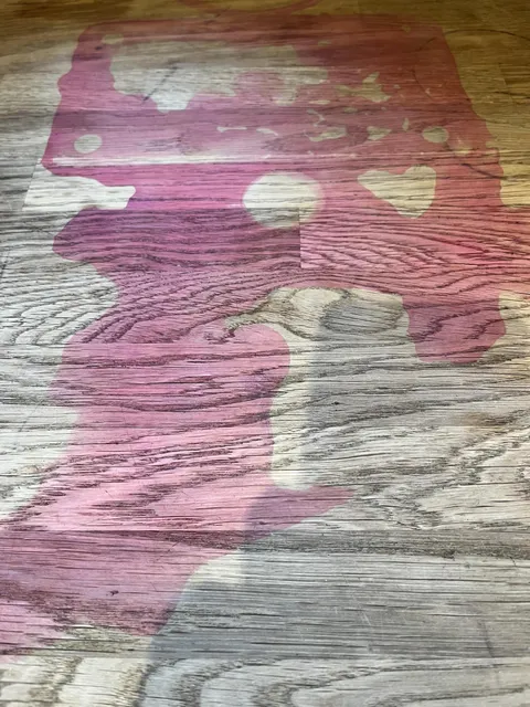We took the frozen raspberries out of the freezer and forgot them on the wooden countertop. Left house for a couple of hours and the raspberry juice soaked into the wood and won’t wash off. I guess sanding it down is the main approach, but what can we do additionally. Any tips welcome.