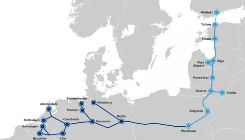 The high-speed railway of the future that will bring Finland and the Baltic states closer to western Europe.