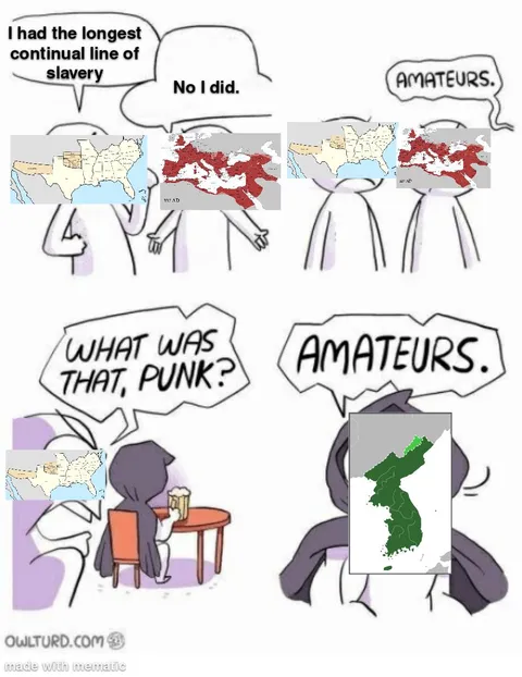 When you're not a White Europen country so people forget about your past.