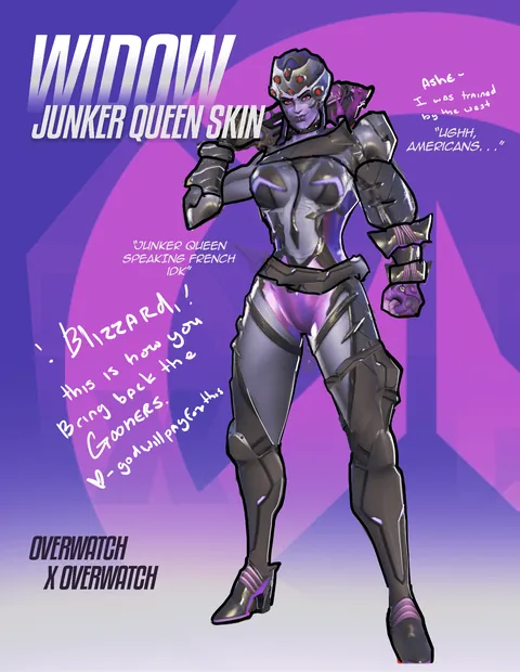 OVERWATCH X OVERWATCH Skins ideas.