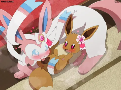 Lesbian Eeveelutions (sarox) [F/F]