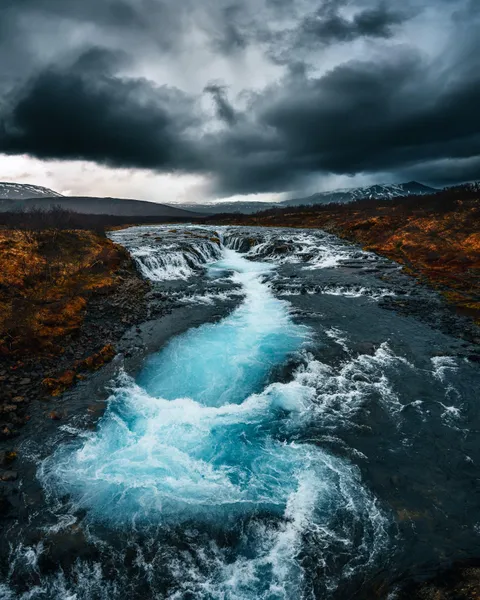 ITAP of a waterfall in Iceland