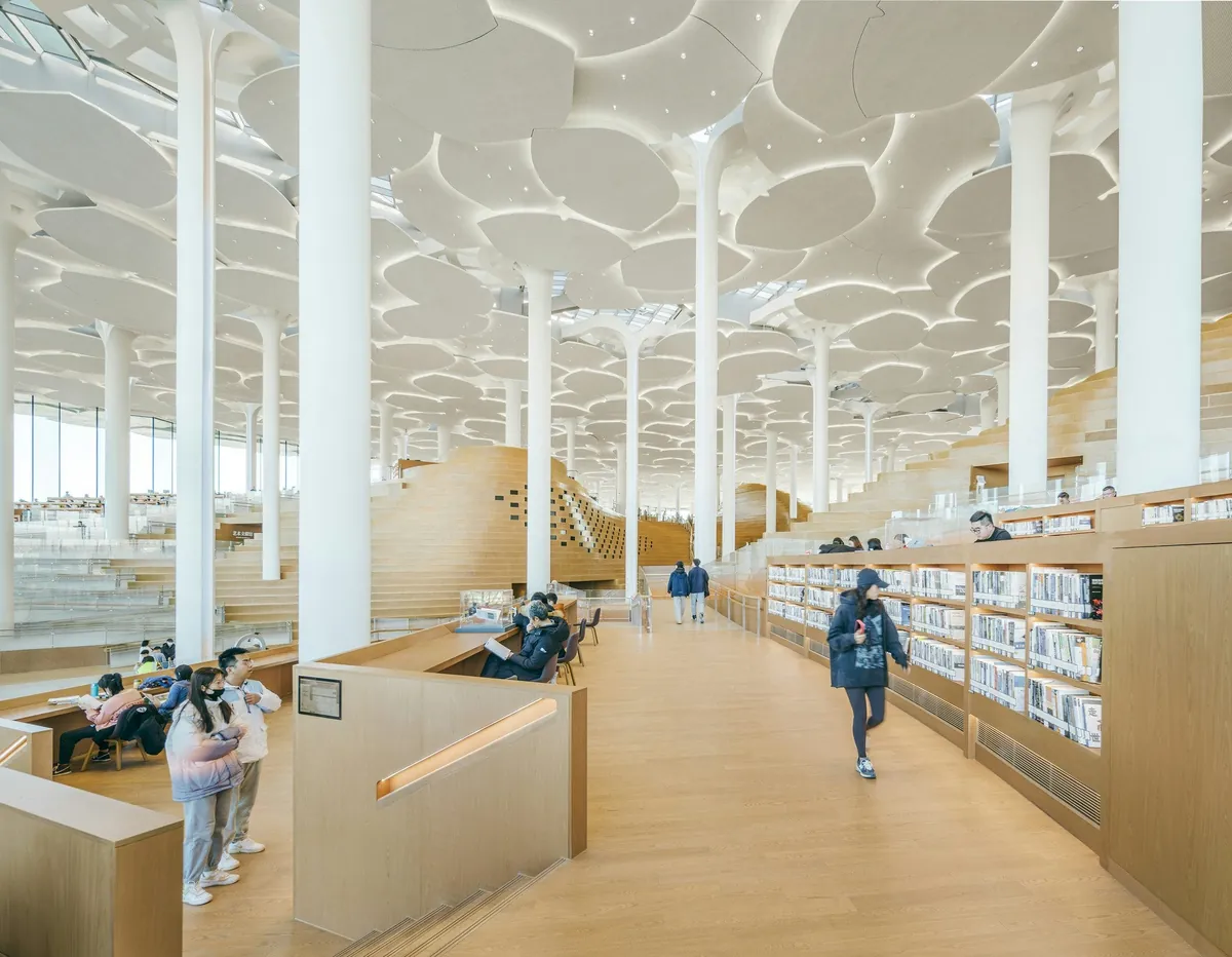 Beijing City Library by Snøhetta, 2024