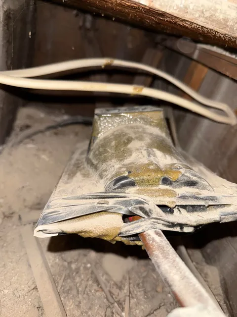 What is this ceramic submarine looking thing under my floorboards?