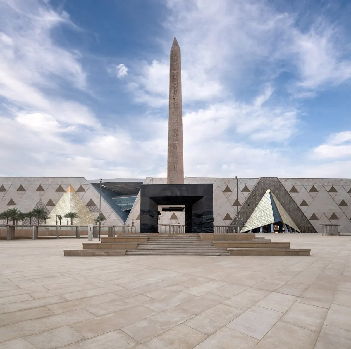 Grand Egyptian Museum by Heneghan Peng Architects in Giza, Egypt. The largest museum in the world for a single civilization