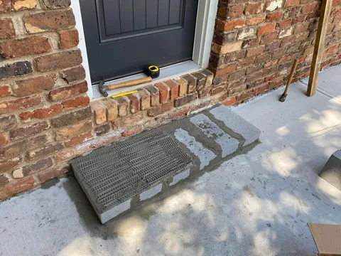 First time using brick facade