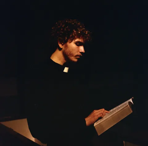 My father training as a priest in his mid twenties - around 1978