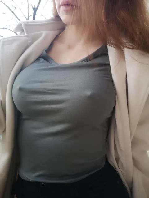 Just enjoying the feeling of being braless