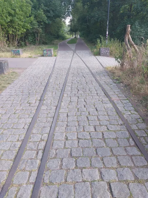 This public park used to be a railroad