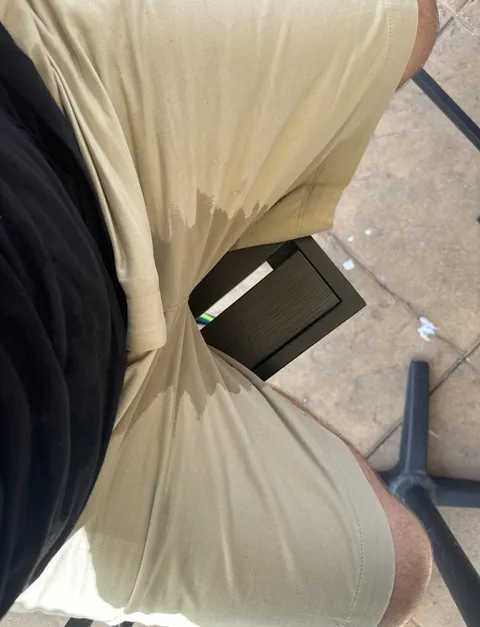 [OC] Sweating so much at Busch Gardens it looks like I peed my pants