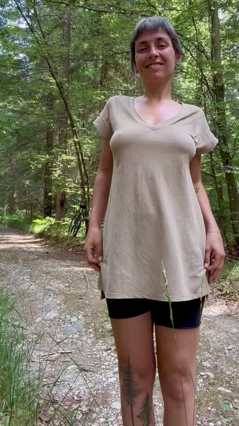 It was too hot to wear t-shirt anyway