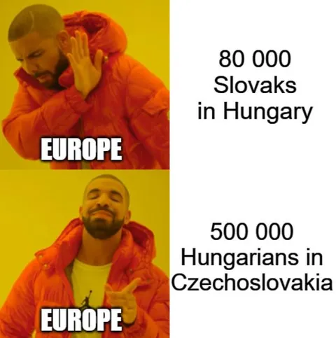 Slovaks: 🫶 Hungarians: 🚫