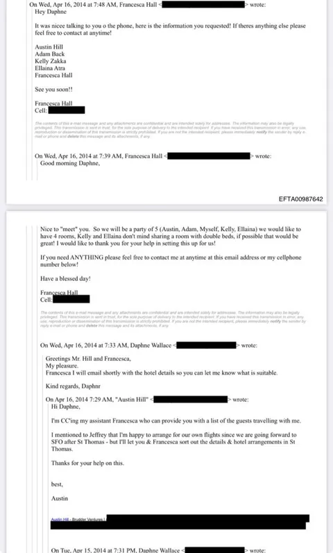Jeffrey Epstein was a sicko. But who are "Andy Back", "genjix" and more?