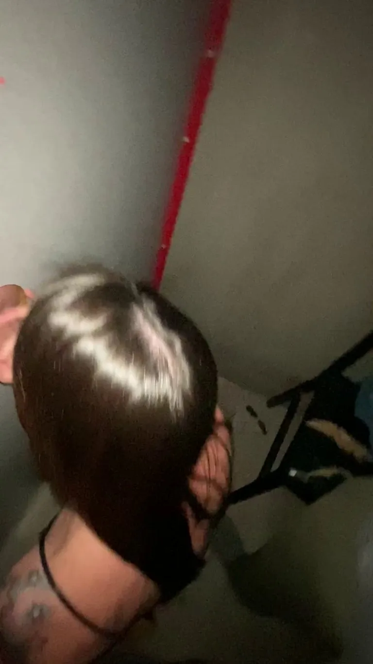 He made me work for it and I licked up the rest of the mess