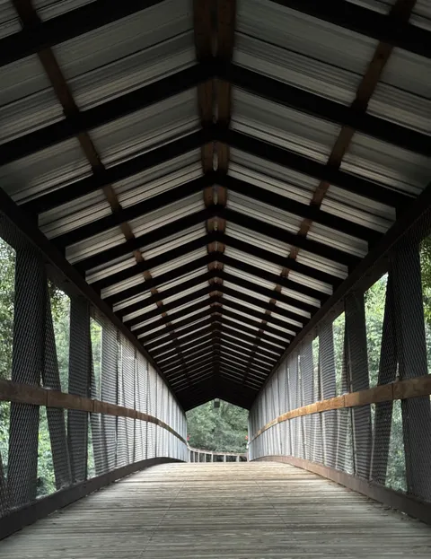 This covered bridge